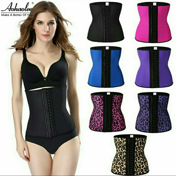 2 corset latex waist trainer - Picture 1 of 2